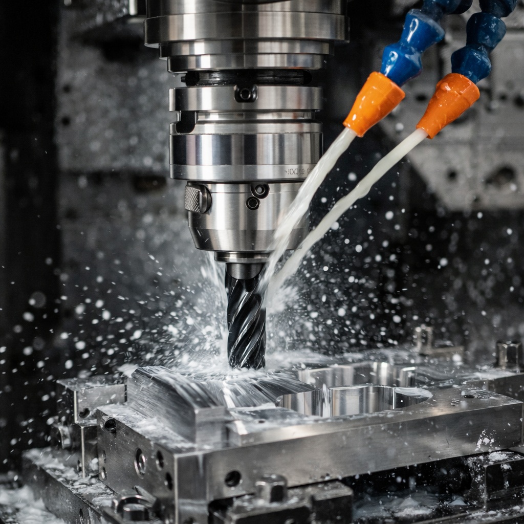 operacja frezowania na frezarce cnc